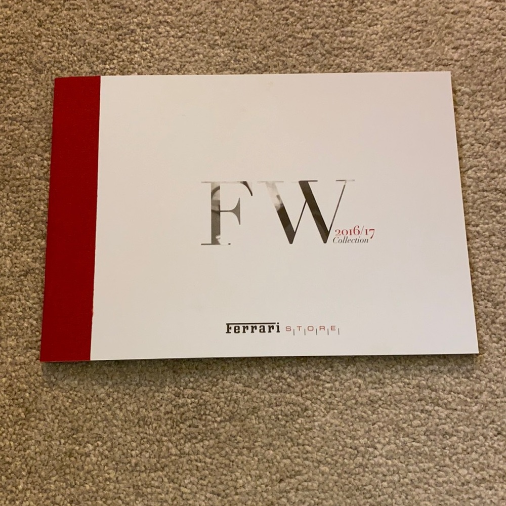Ferrari store fall winter 2016/2017 catalog
